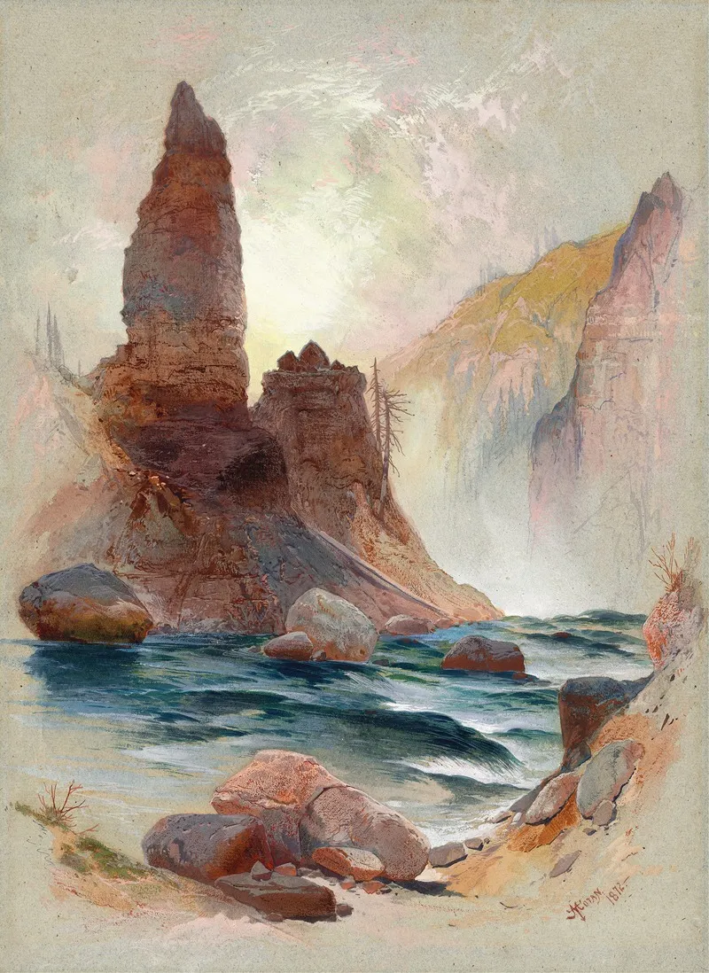 Tower At Tower Falls Yellowstone