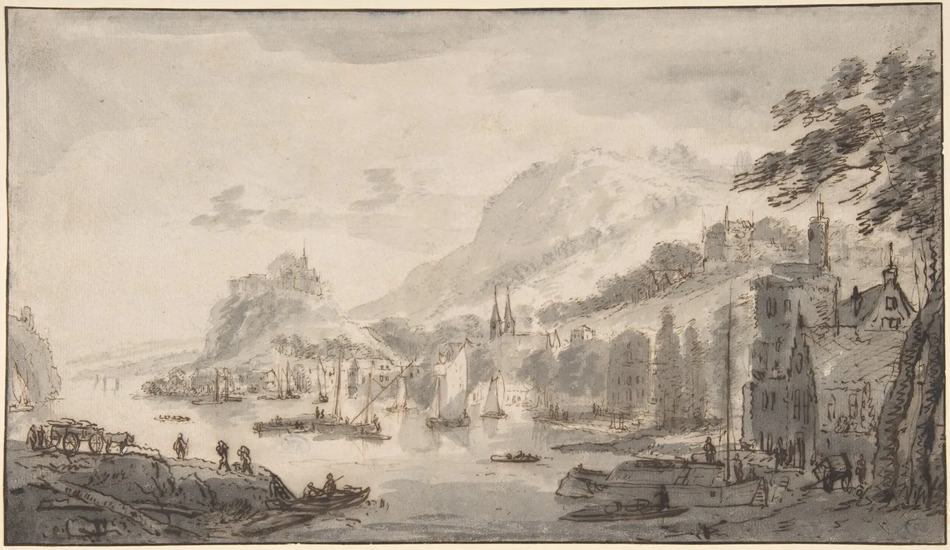 Town By A Large Body Of Water