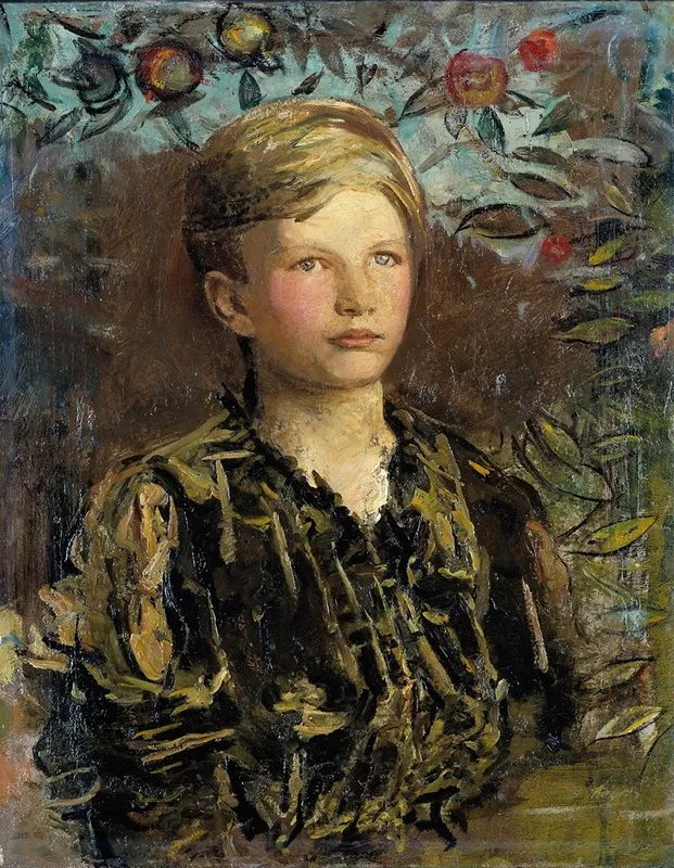 Townsend Bradley Martin by Abbott Handerson Thayer - Canvas Print