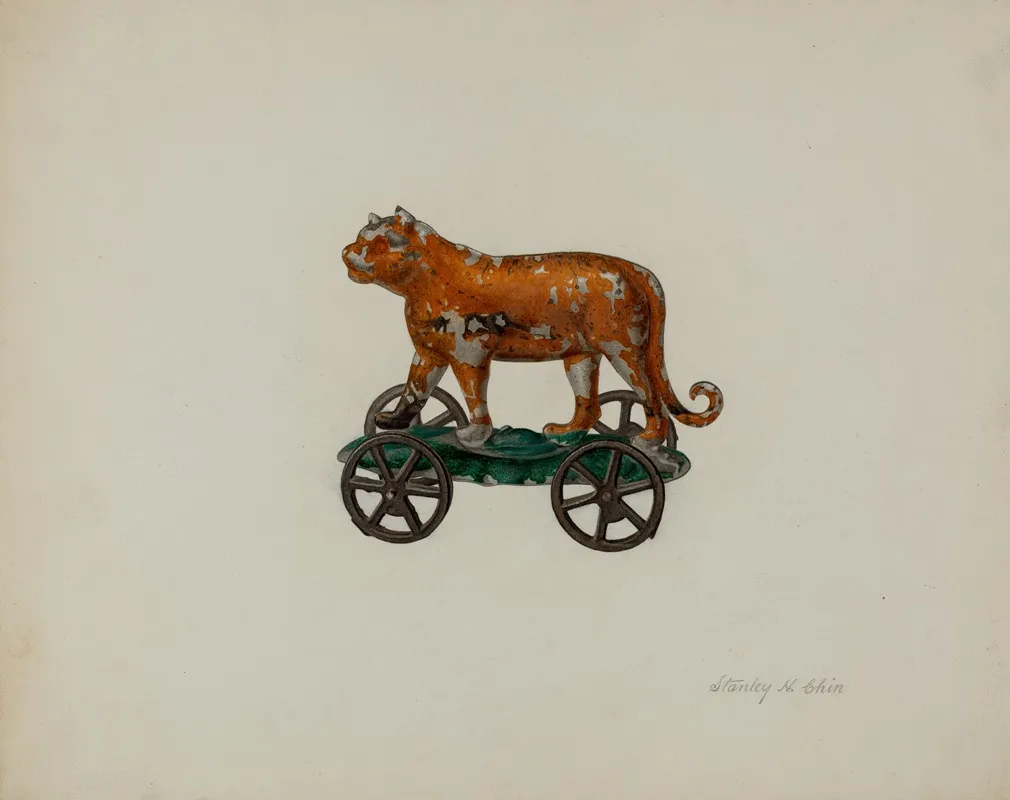 Toy Animal by Stanley Chin - Canvas Print