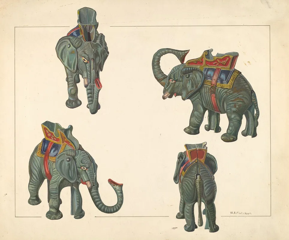 Toy Bank Elephant 3