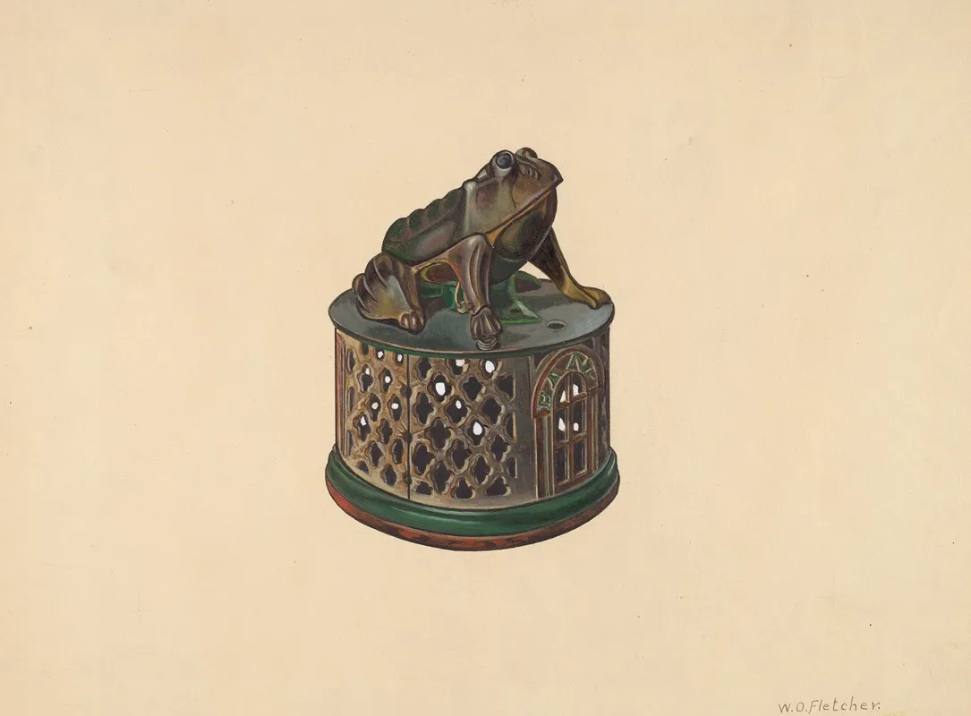Toy Bank Frog 3