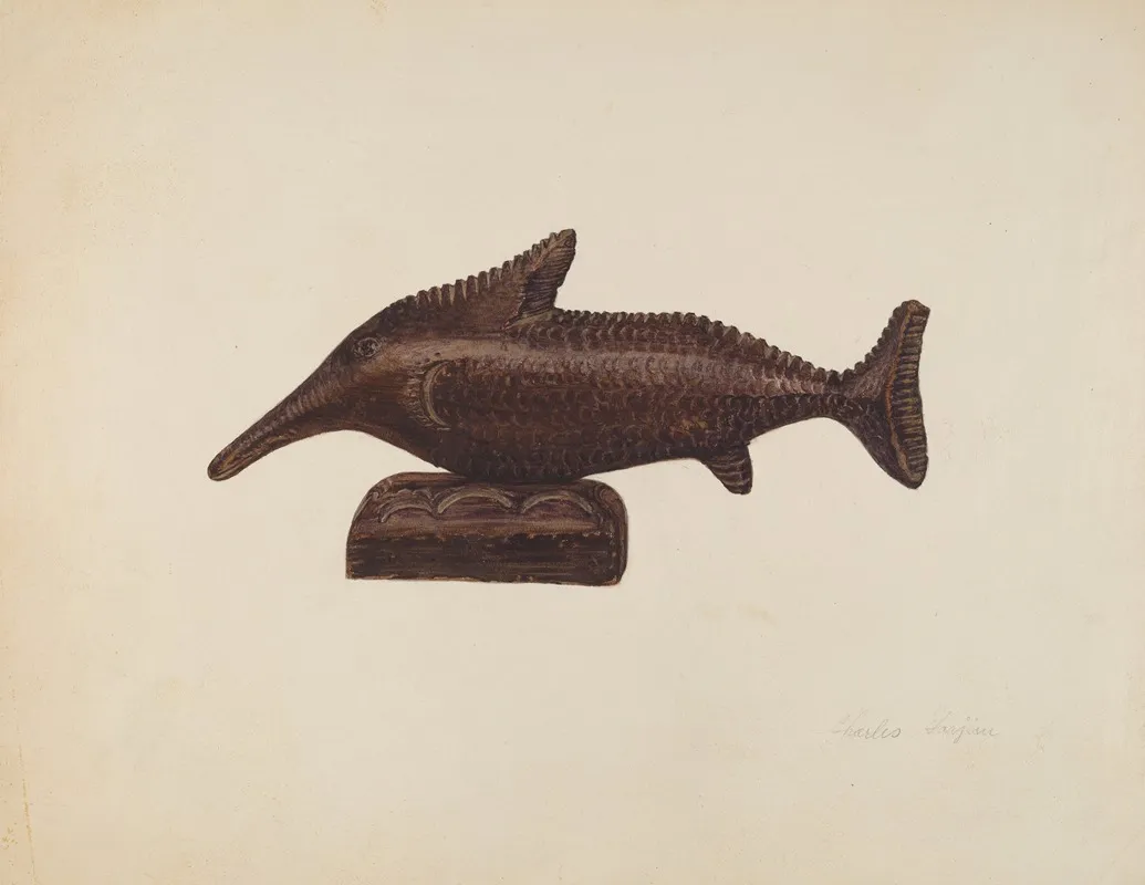 Toy Fish by Charles Garjian - Canvas Print