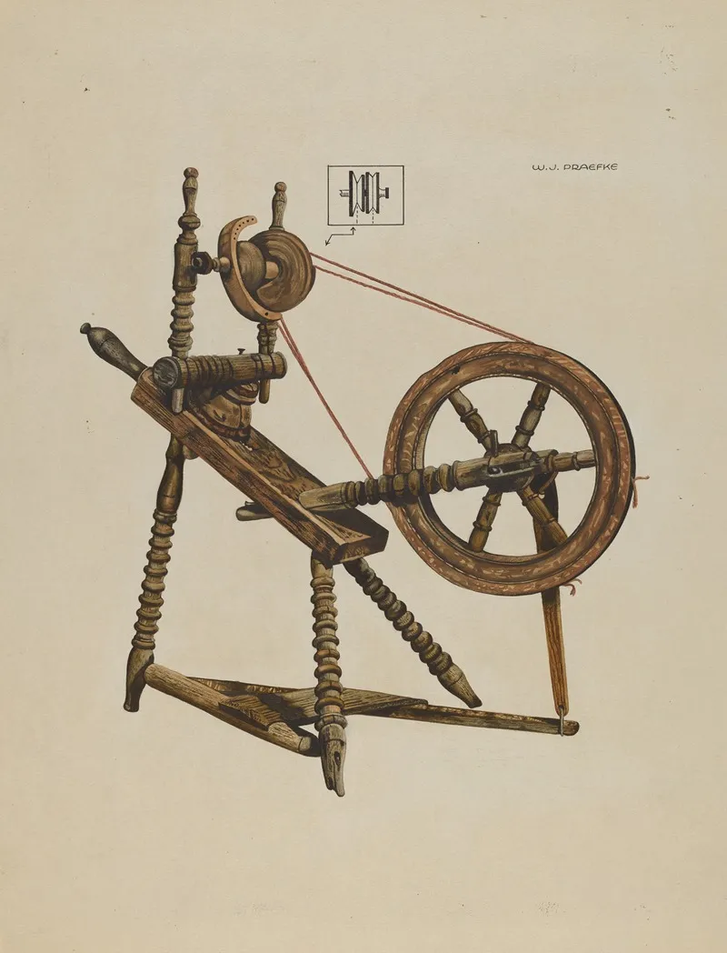 Toy Spinning Wheel