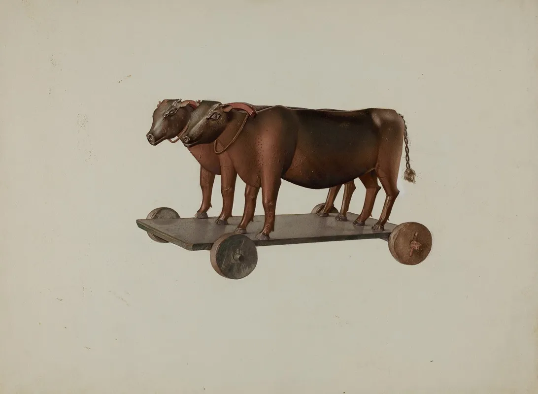 Toy Yoke Of Oxen