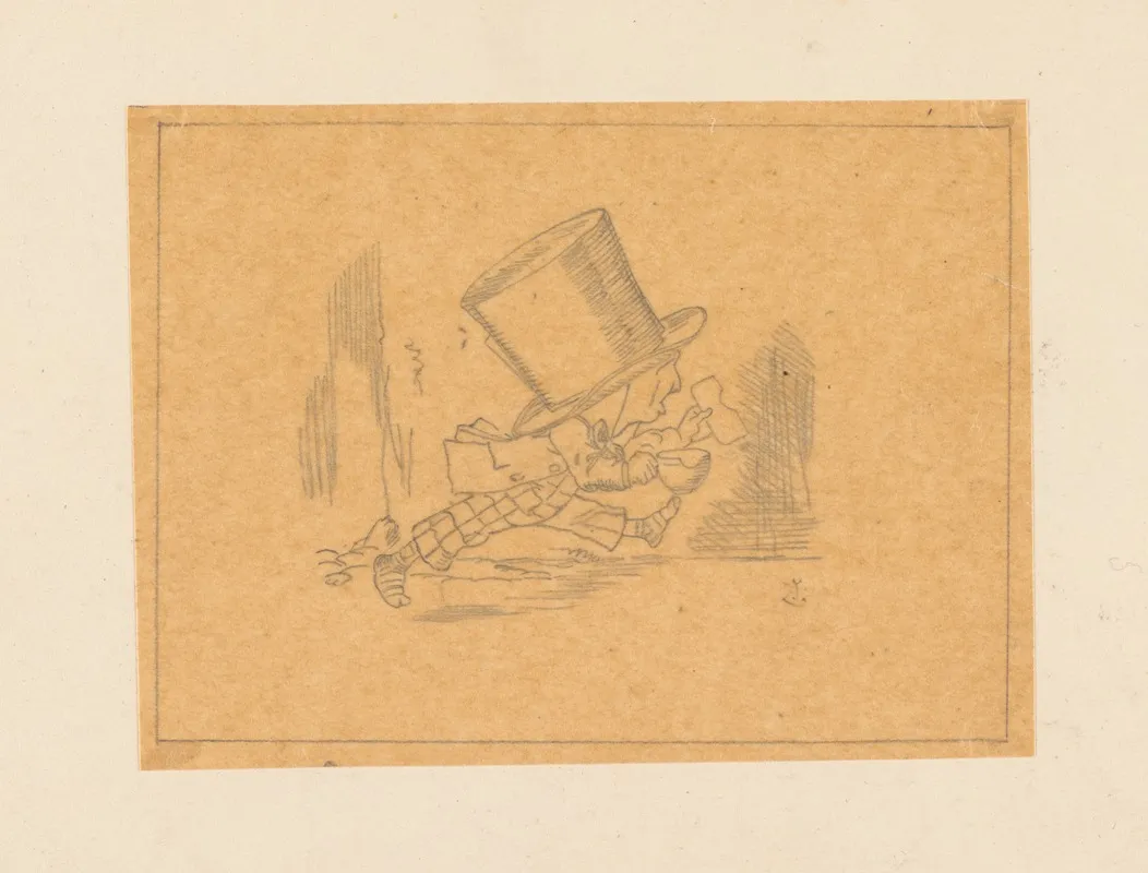 Tracing Of The Hatter Running