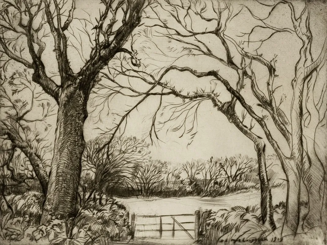 Tragenna Wood by Donald Shaw MacLaughlan - Canvas Print