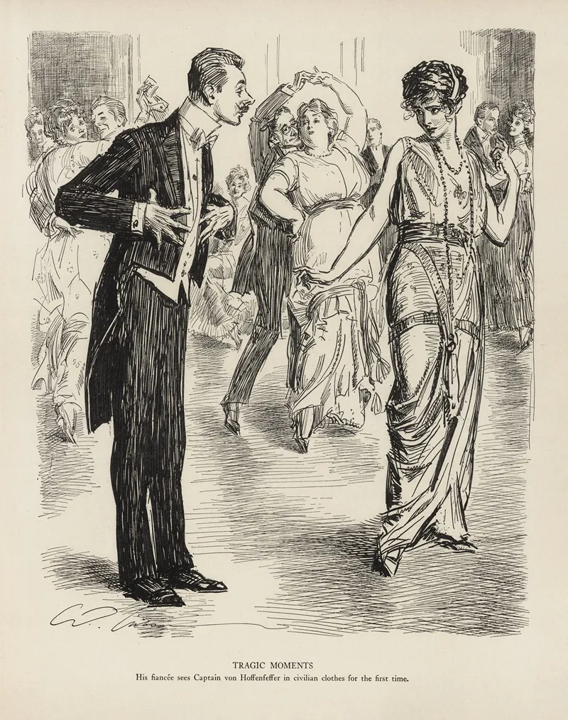 Tragic Moments His Fiance Sees Captain Von Hoffenfeffer In Civillian Clothes For The First Time