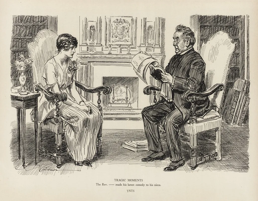 Tragic Moments The Rev Reads His Latest Comedy To His Niece