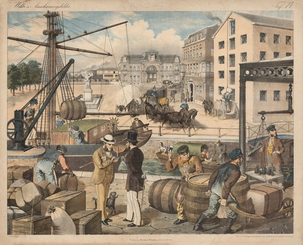 Transportation 2 by A. Toller - Canvas Print