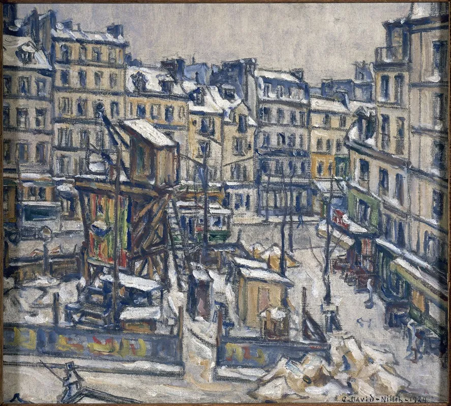 Travaux Du Metropolitain A Langle De La Rue Du Faubourg Saint Antoine Et De La Rue De Reuilly