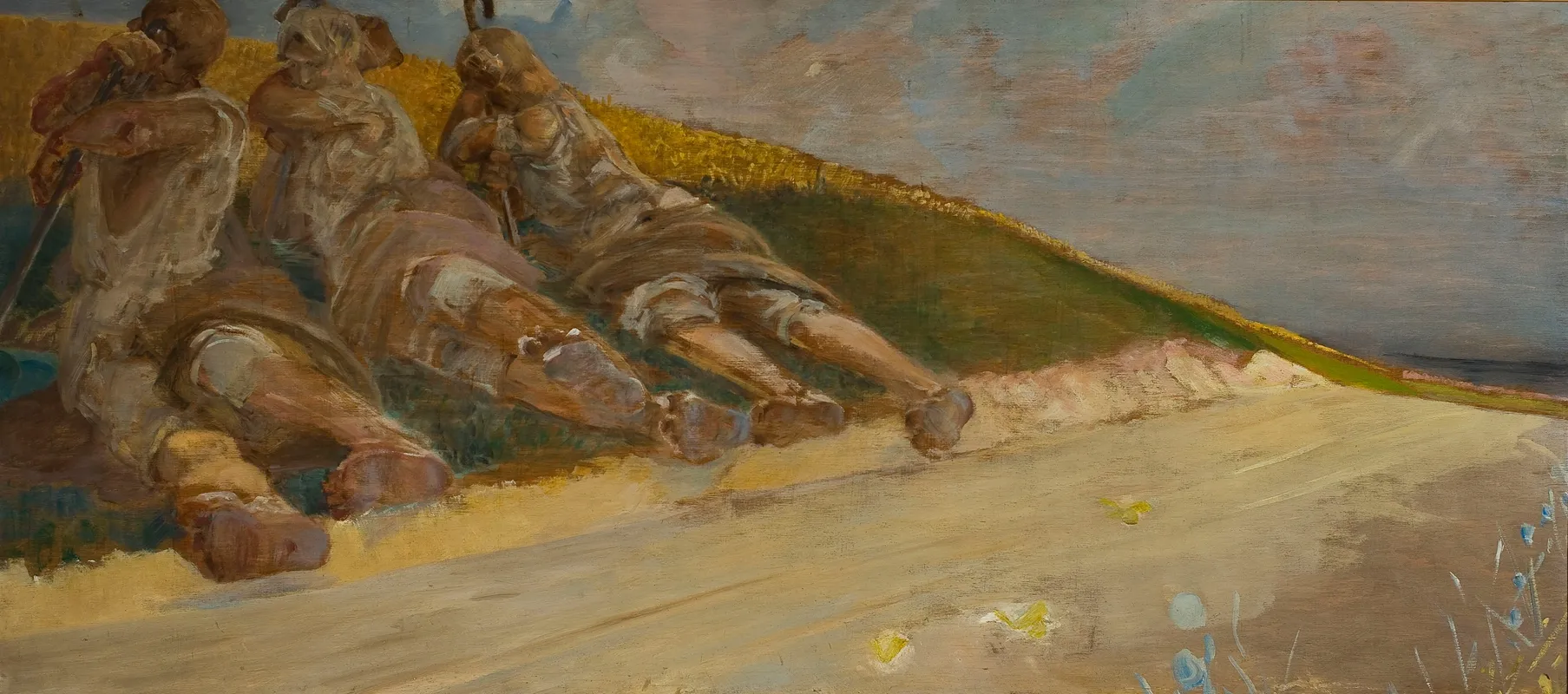 Travellers Resting by Jacek Malczewski - Canvas Print