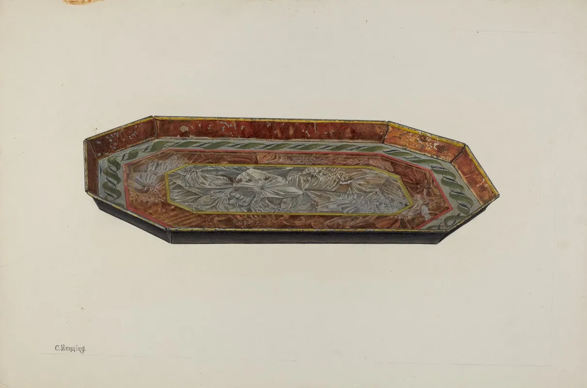 Tray 2 by Charles Henning - Canvas Print