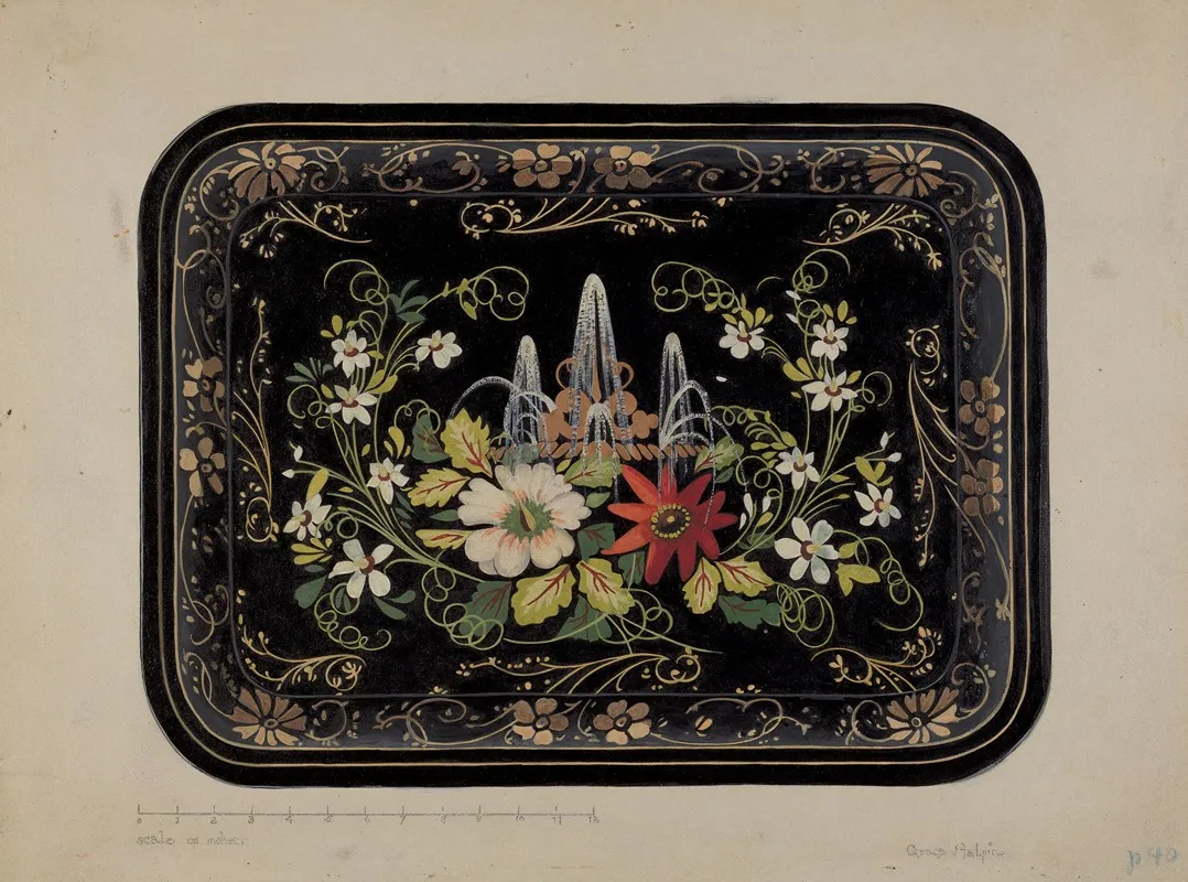 Tray 6 by Grace Halpin - Canvas Print