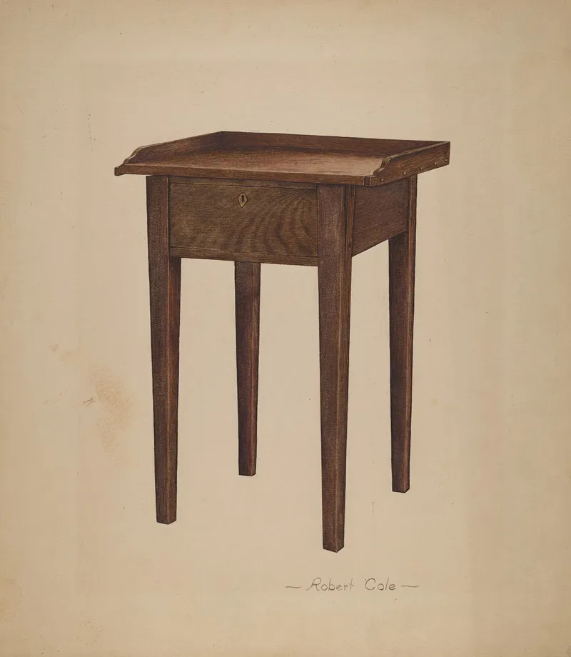 Tray Table by Robert Cole - Canvas Print