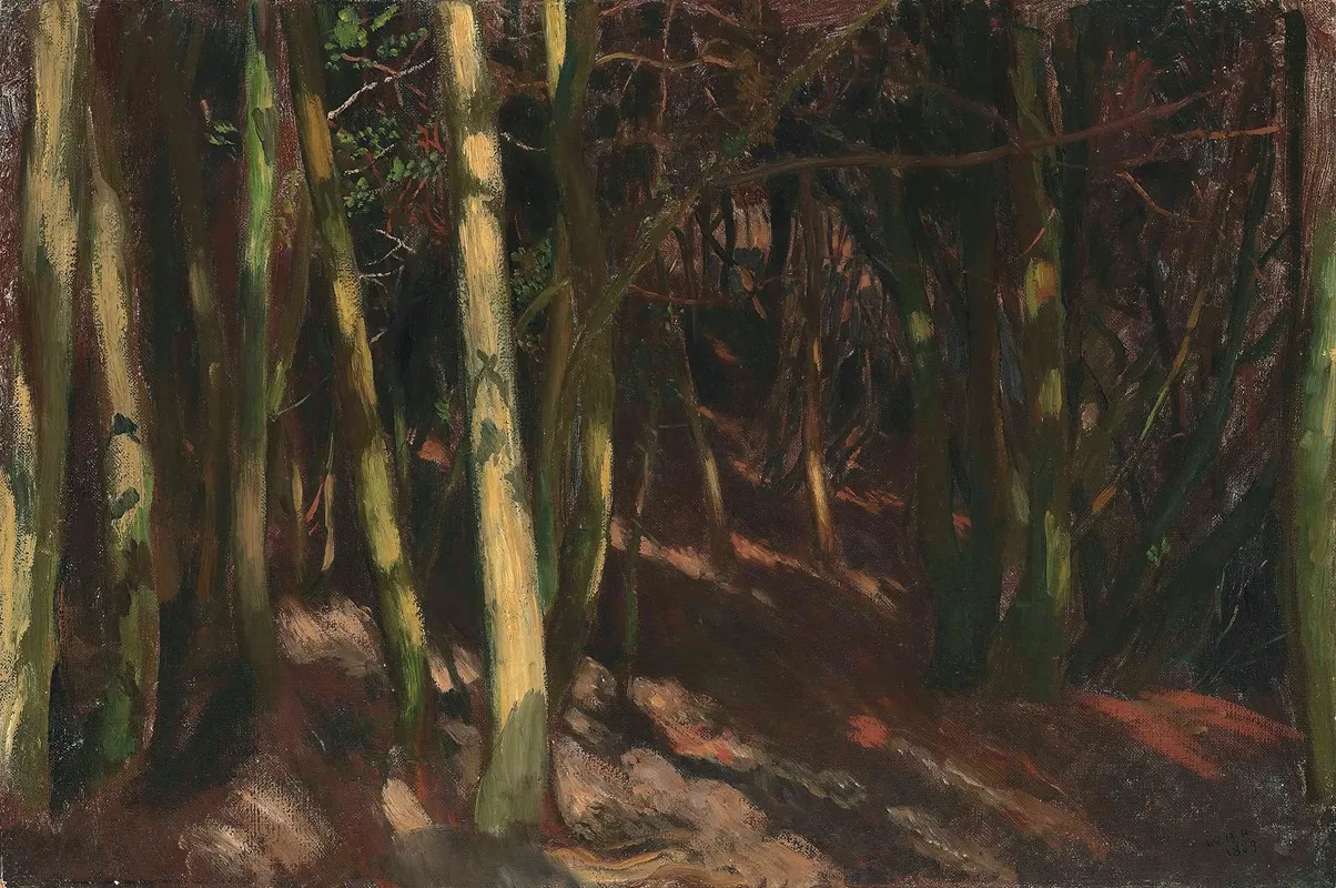 Trees 9 by William Blake Richmond - Canvas Print