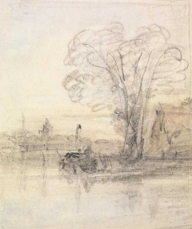 Trees Overhanging A River