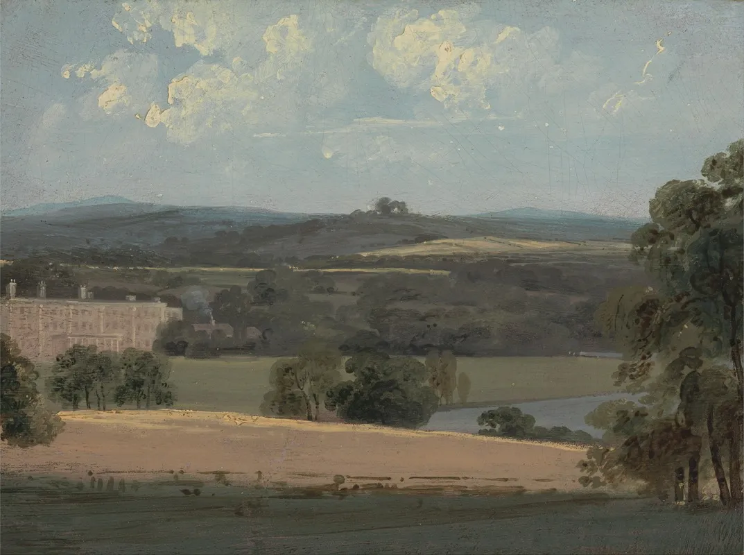 Trentham Park by John Constable - Canvas Print