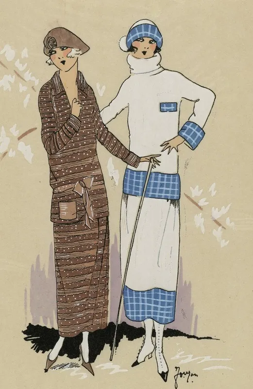 Tres Parisien 1923 No 1 Les Tricots De Luxe De Eres