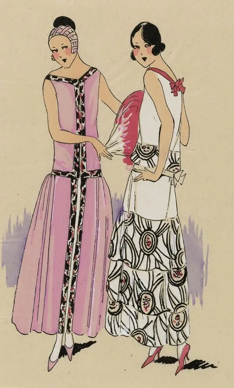 Tres Parisien 1923 No 5 15 Armenonville 1 Une Robe Du Soir