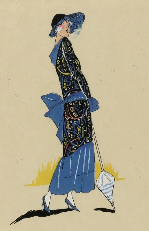 Tres Parisien 1923 No 6 15 Qui Maime Me Suive Une Toilette Elegante