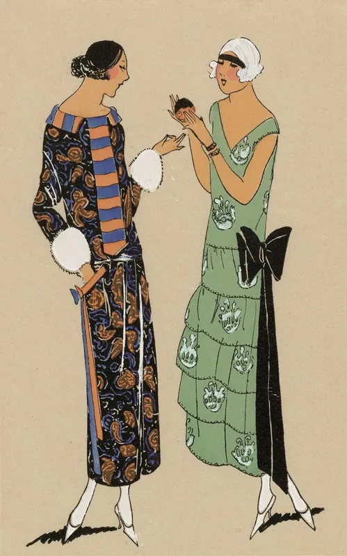 Tres Parisien 1923 No 8 15 Gourmandises Charmante Est Cette Simple Robe