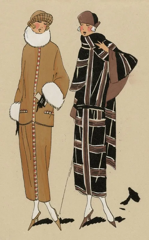 Tres Parisien 1923 No 8 6 Promenade Un Charmant Tailleur