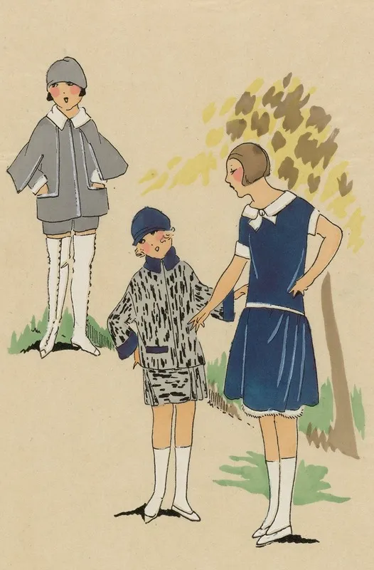 Tres Parisien 1923 No 9 18 Soeurette Gracieux Ensemble Compose