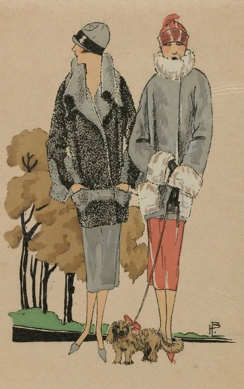 Tres Parisien 1925 No 1 Pl 4 Creations Revillon Et Cie Lancelot