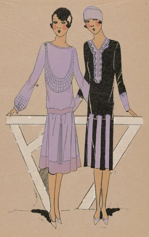 Tres Parisien 1926 No 2 Pl 14 Creations Premet Pour Le The