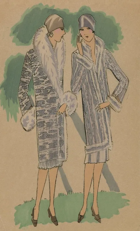 Tres Parisien 1927 No 3 Pl 16 Creations Bechoff Palm Beach