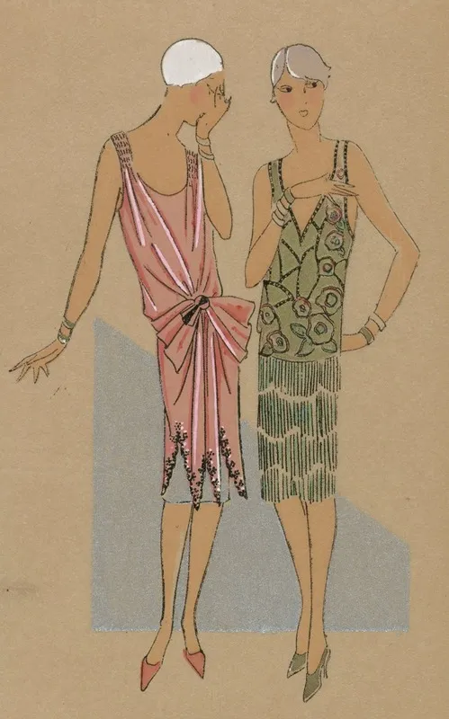 Tres Parisien 1927 No 3 Pl 5 Creations Doucet Ambassadeurs