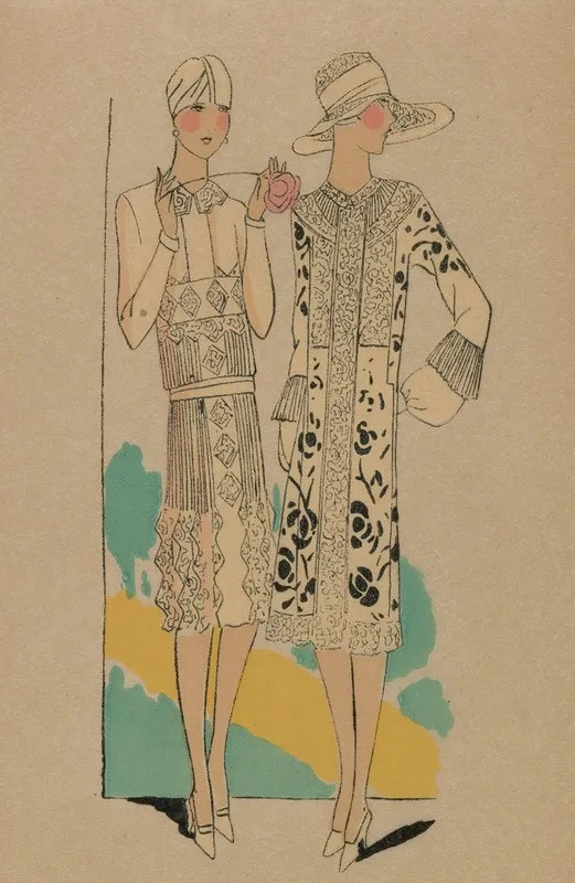 Tres Parisien 1927 No 3 Pl 9 Creations Bechoff Vers Laurore