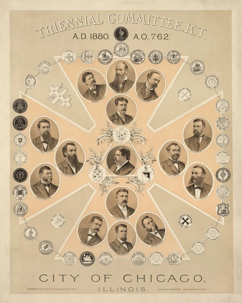 Triennial Committee K T City Of Chicago Illinois