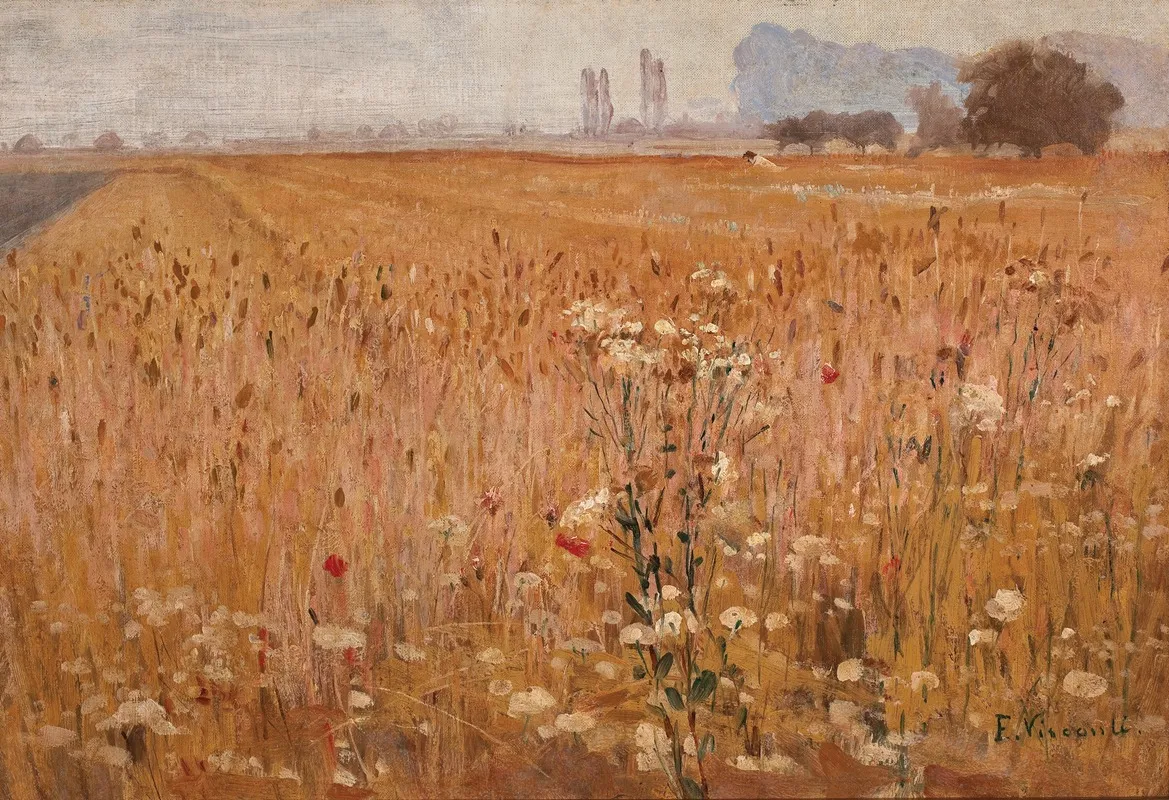 Trigal by Eliseu Visconti - Canvas Print