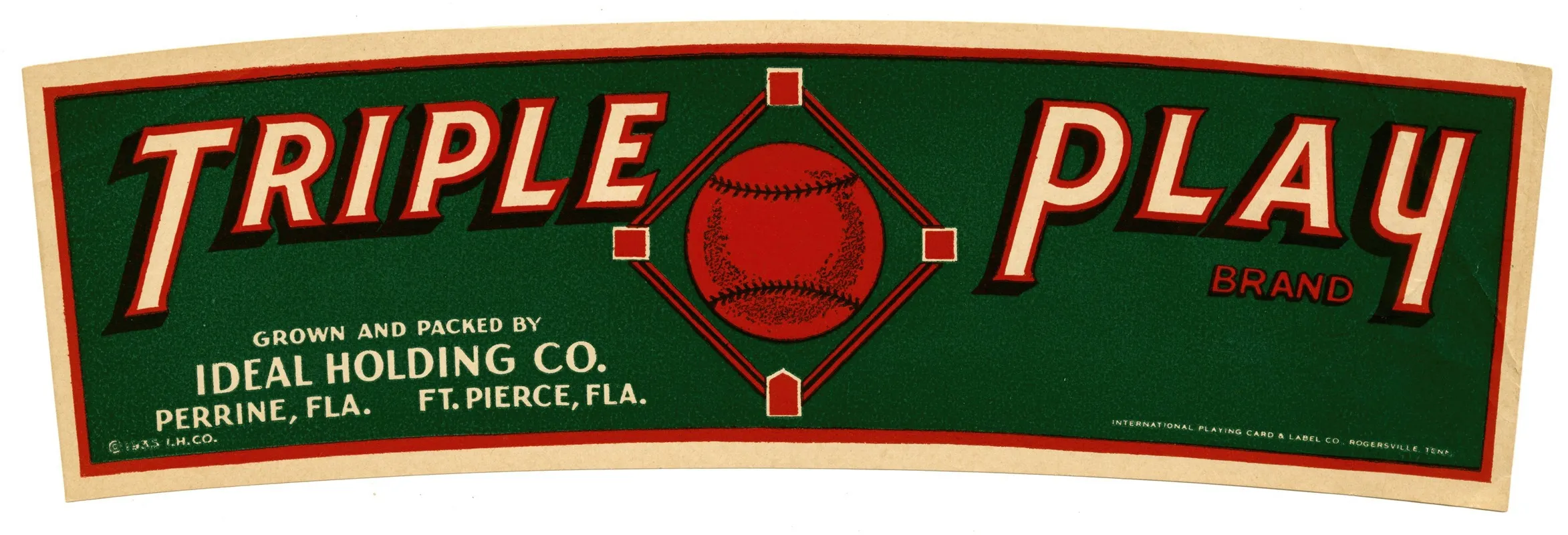 Triple Play Brand Produce Label 2