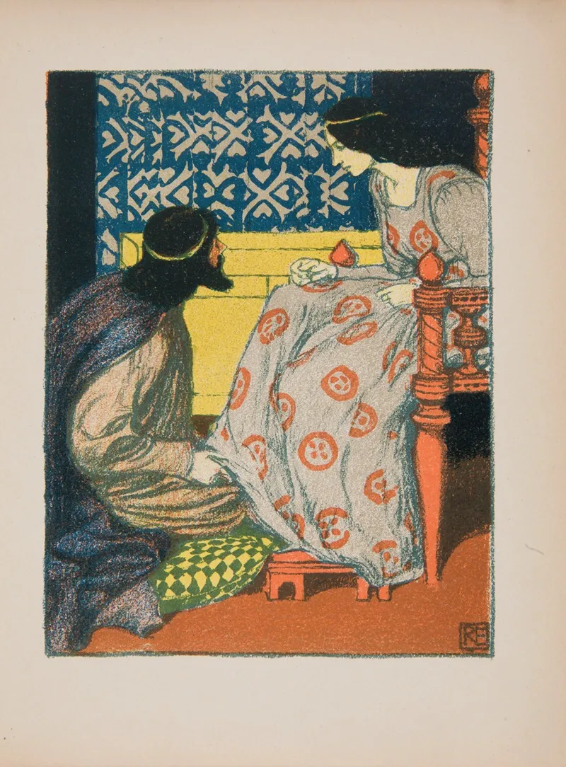 Tristan And Isolde by Robert Engels - Canvas Print