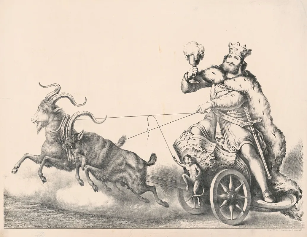 Triumph Bock by Henry Jerome Schile - Canvas Print