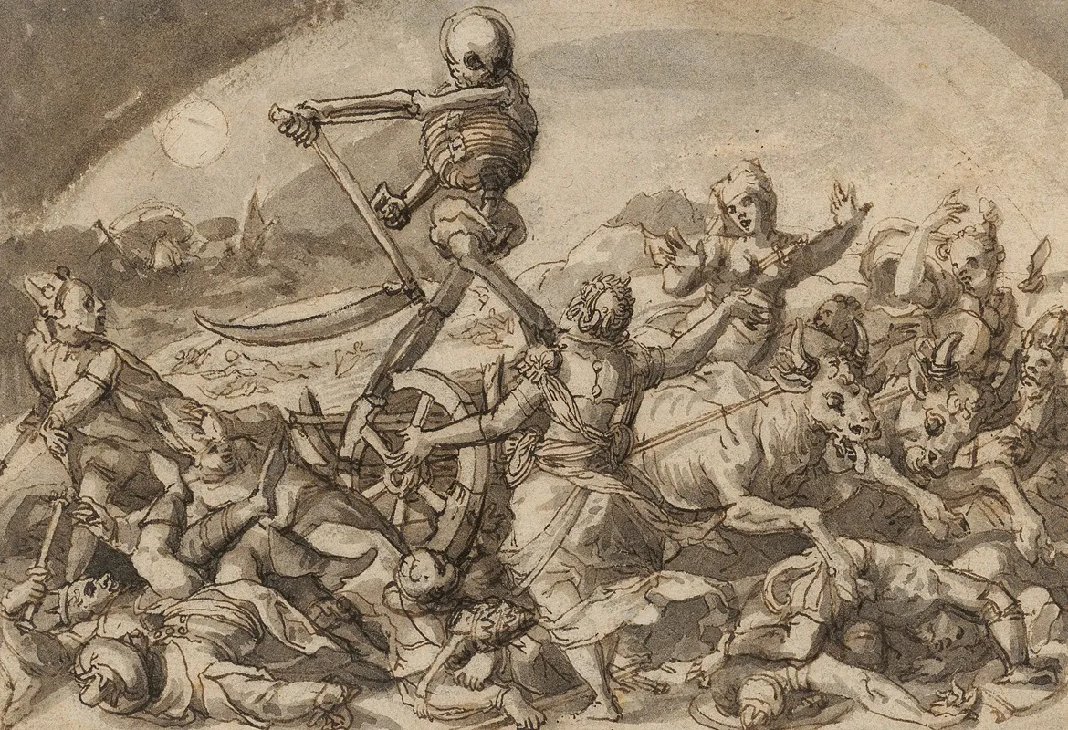 Triumph Of Death by Christoph Murer - Canvas Print