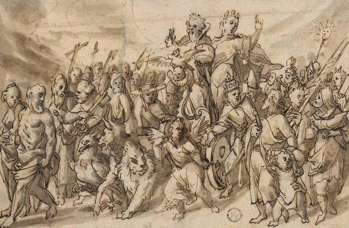 Triumph Of Eternity by Christoph Murer - Canvas Print