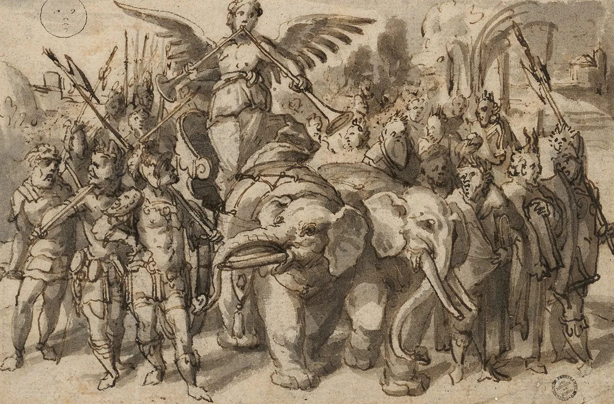 Triumph Of Fame by Christoph Murer - Canvas Print