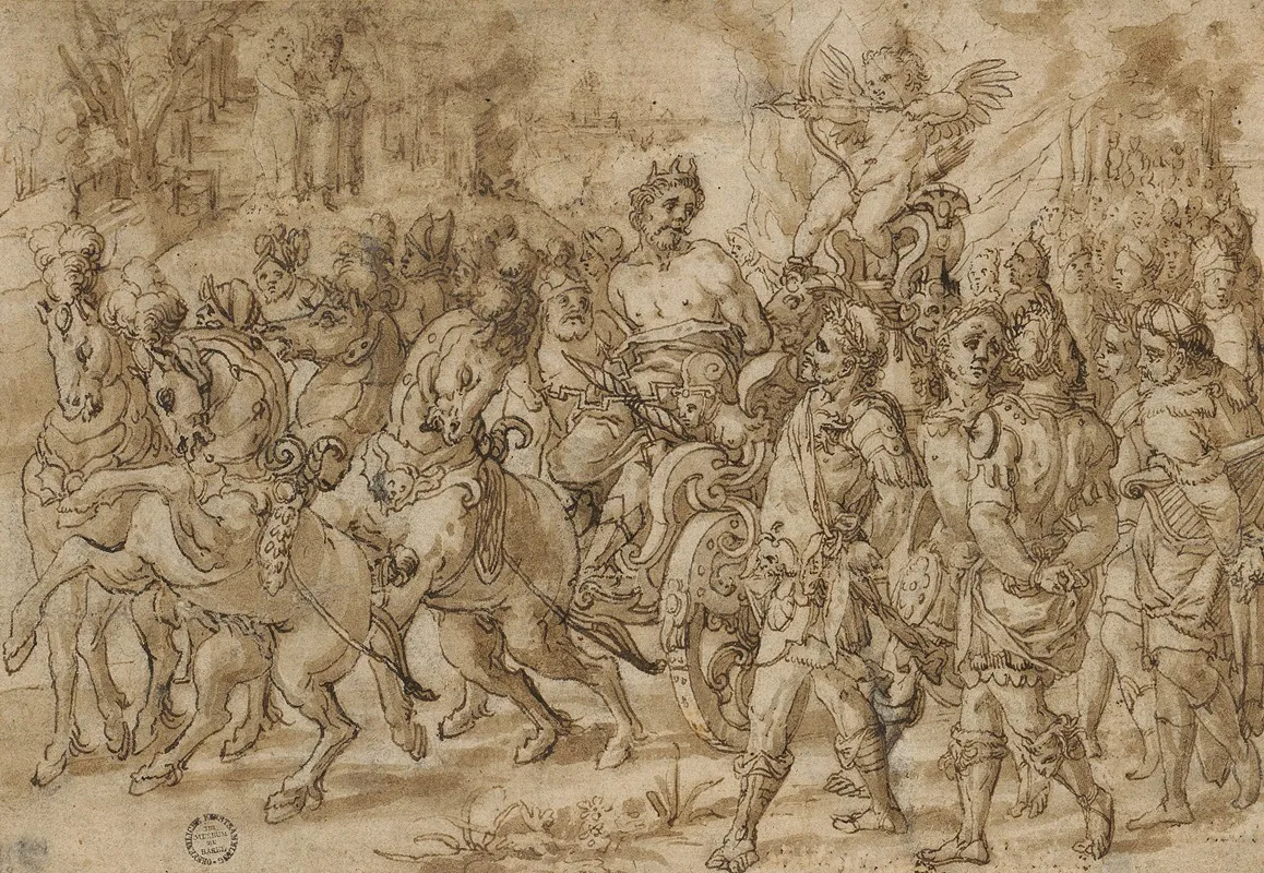 Triumph Of Love by Christoph Murer - Canvas Print