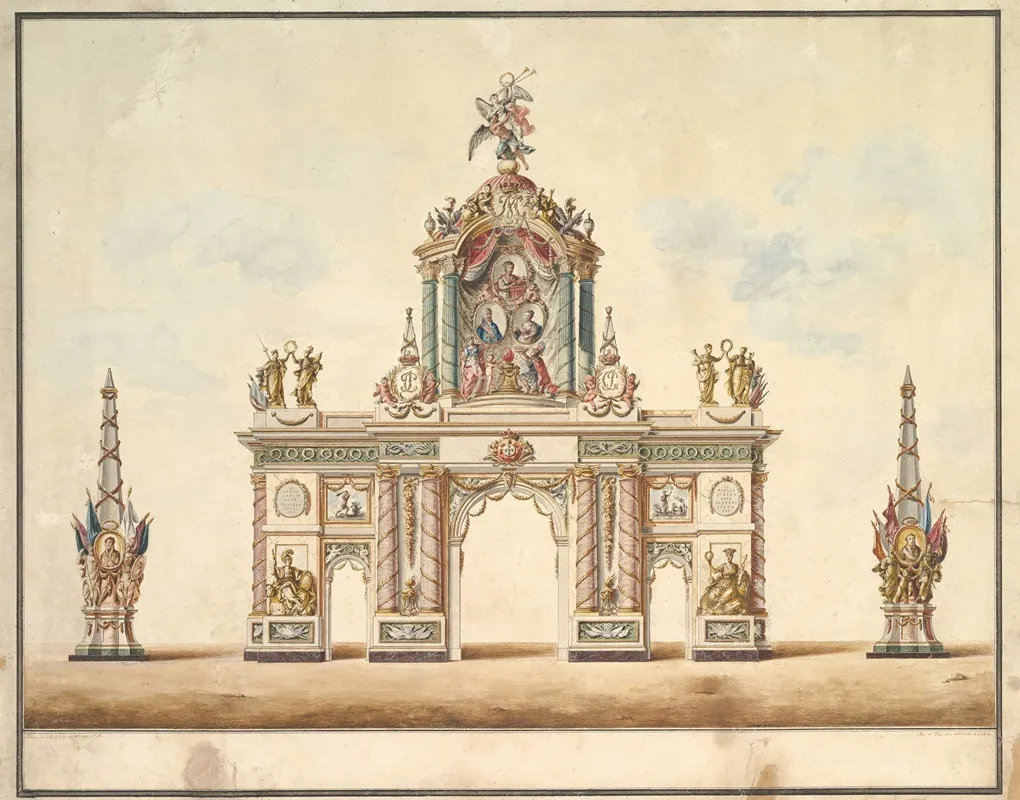 Triumphal Arch April 1814