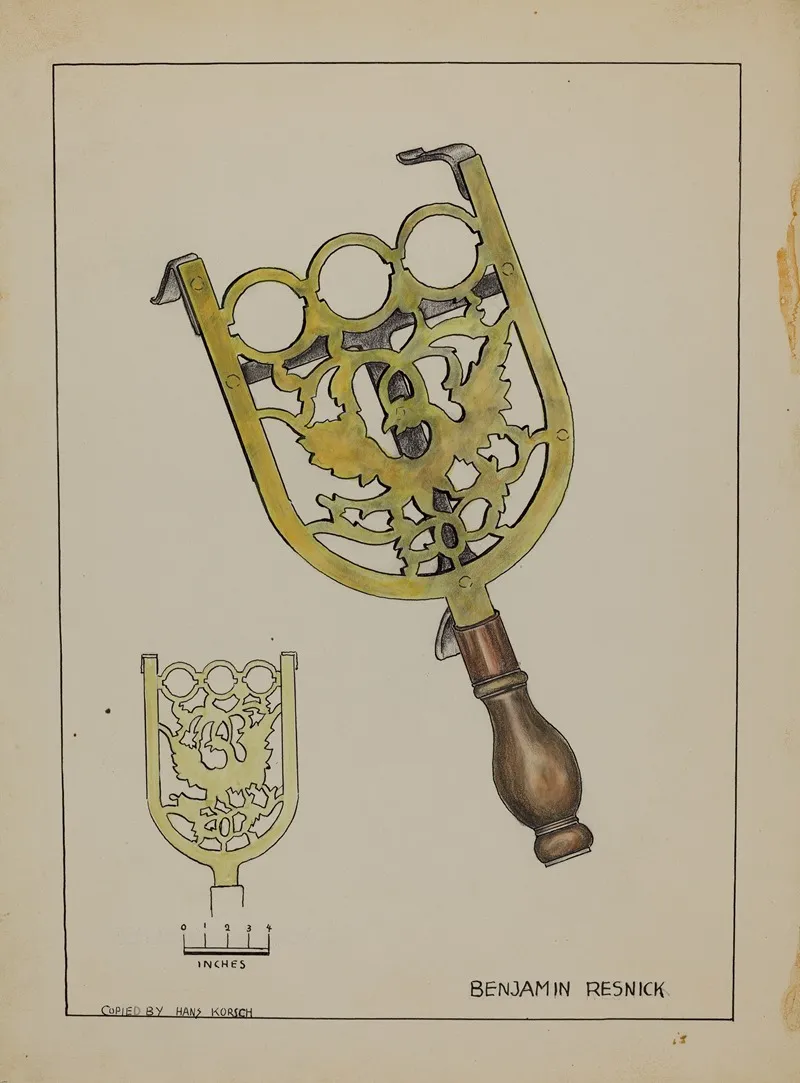 Trivet 12 by Benjamin Resnick - Canvas Print