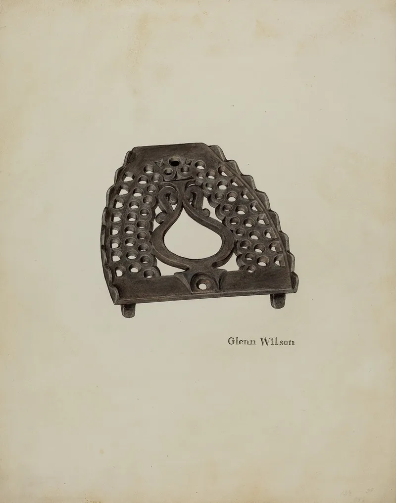 Trivet 41 by Glenn Wilson - Canvas Print