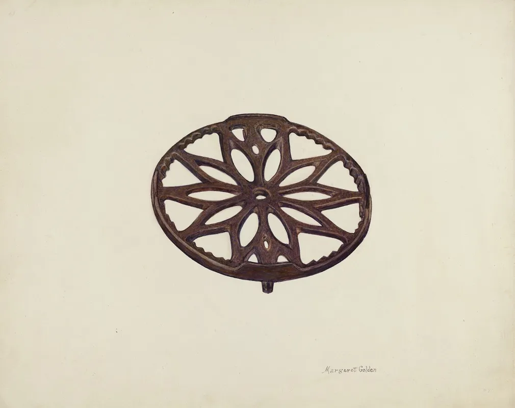 Trivet 64 by Margaret Golden - Canvas Print