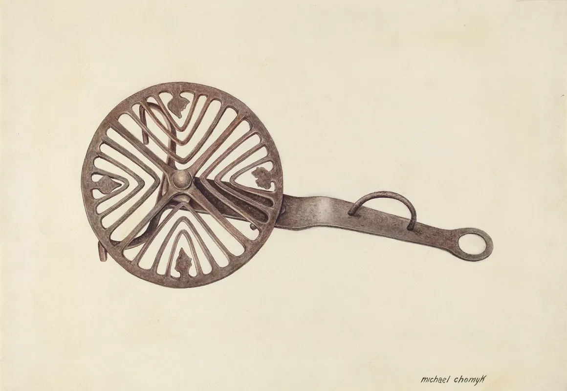 Trivet 65 by Michael Chomyk - Canvas Print