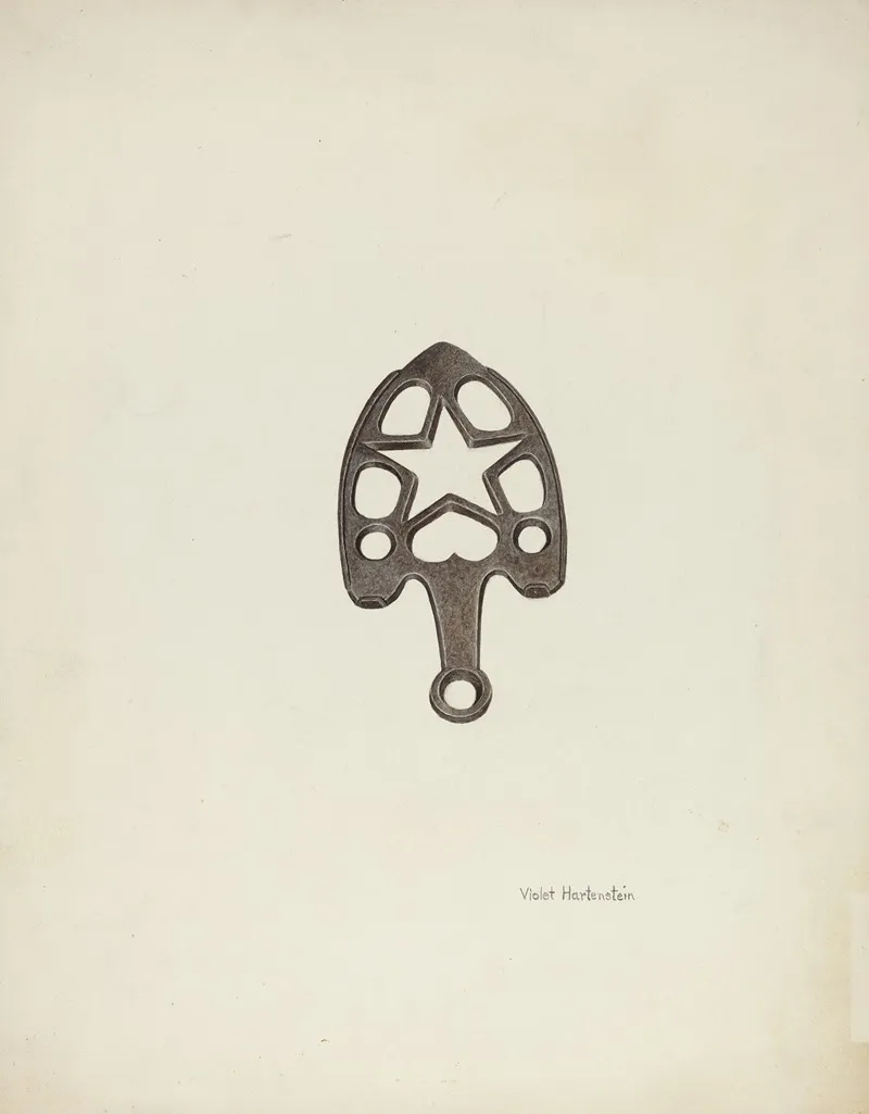 Trivet 87 by Violet Hartenstein - Canvas Print