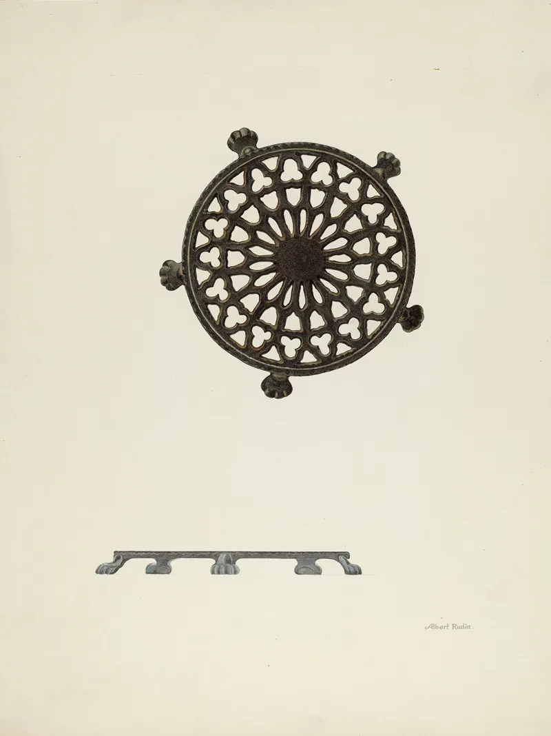 Trivet by Albert Rudin - Canvas Print