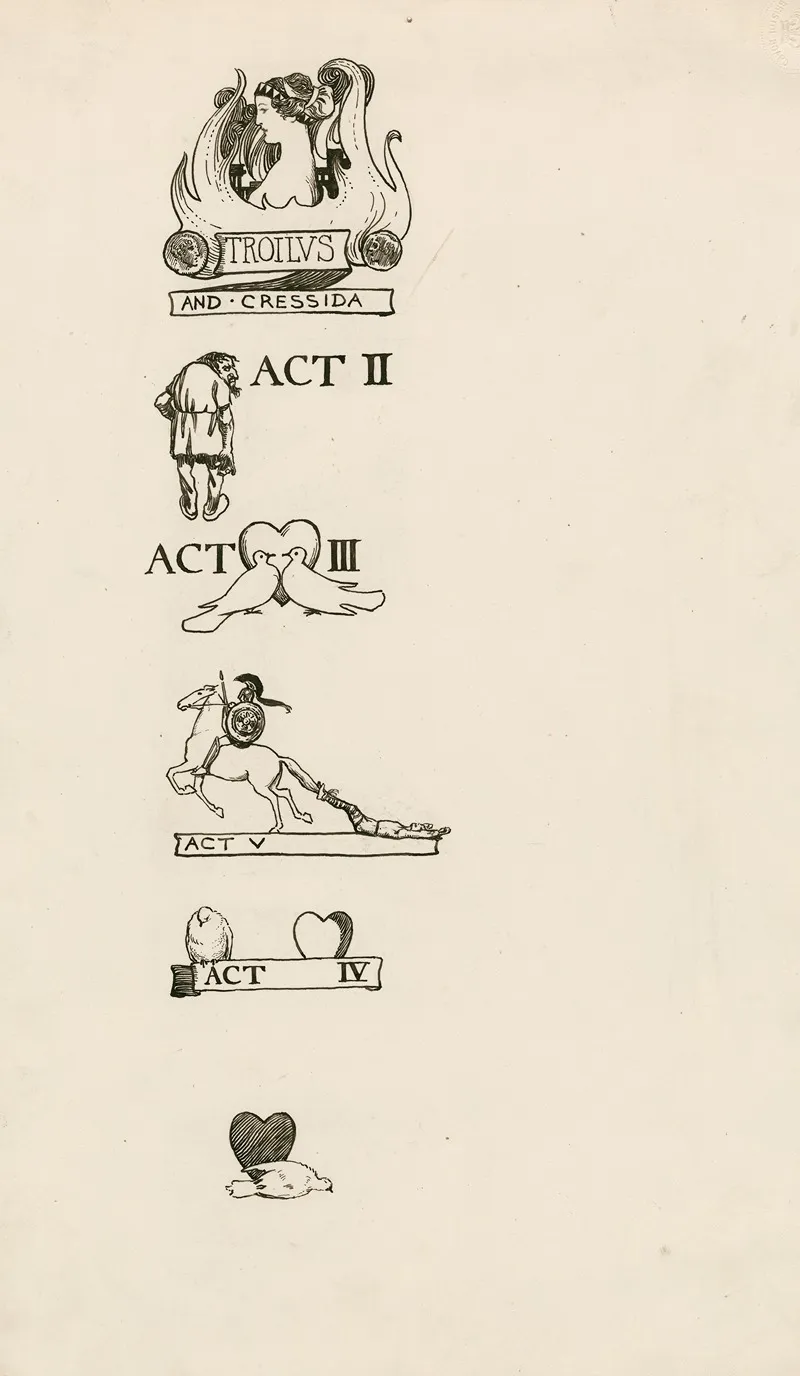 Troilus And Cressida Headings